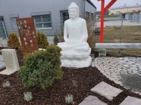Marmor Buddha 200 cm Skulptur für Schweinfurt bestellen