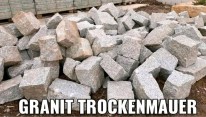 Granit Trockenmauersteine für Haßberge bestellen